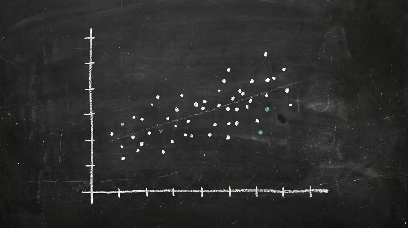 What the data shows about AI SEO tools and Google ranking correlation, scatter plot